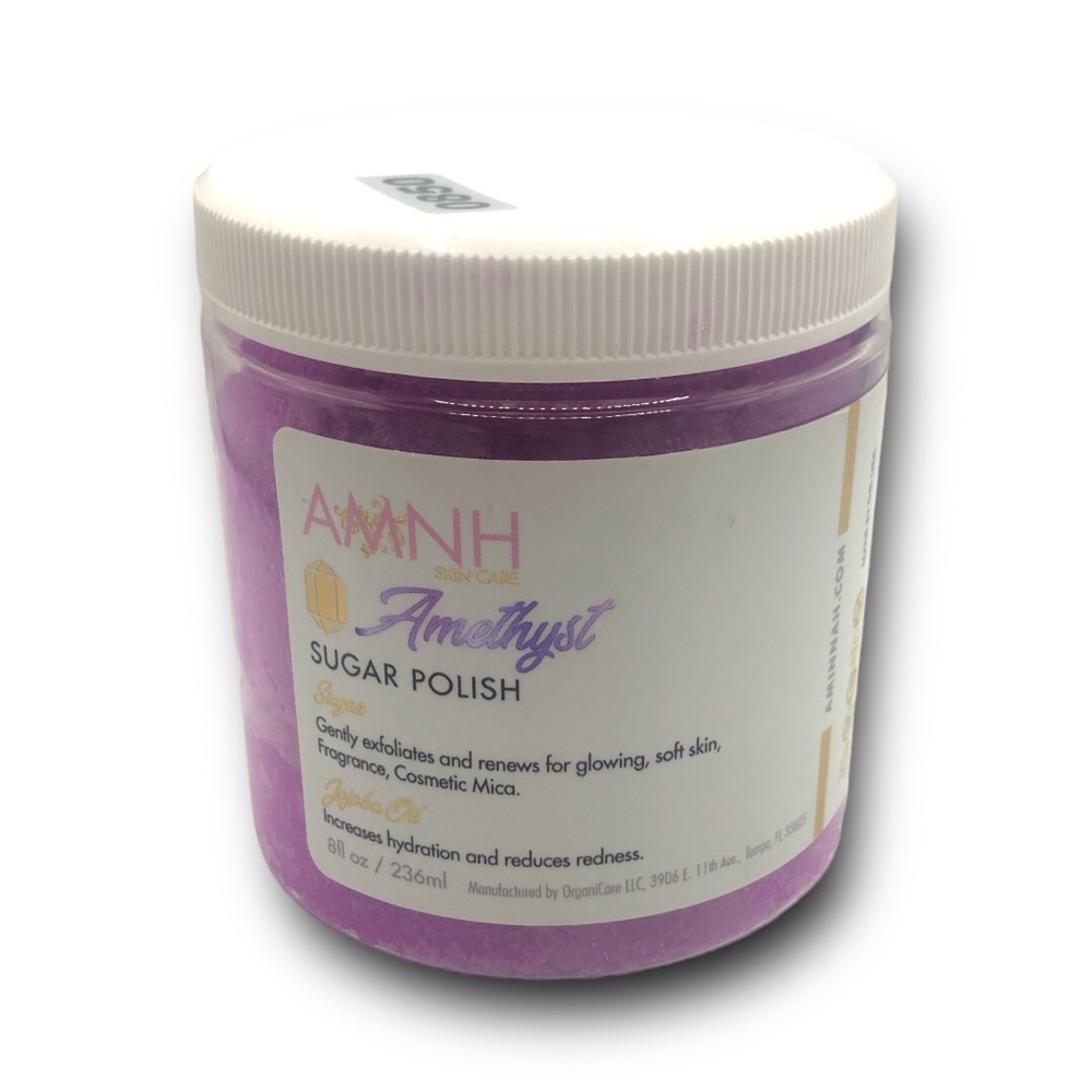 Aminnah Amethyst Sugar Polish Exfoliating New